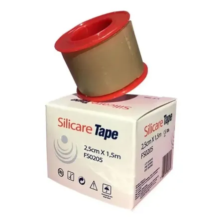 Fita Cirúrgica Silicare Tape 2,5cm X 1,5m Unidade