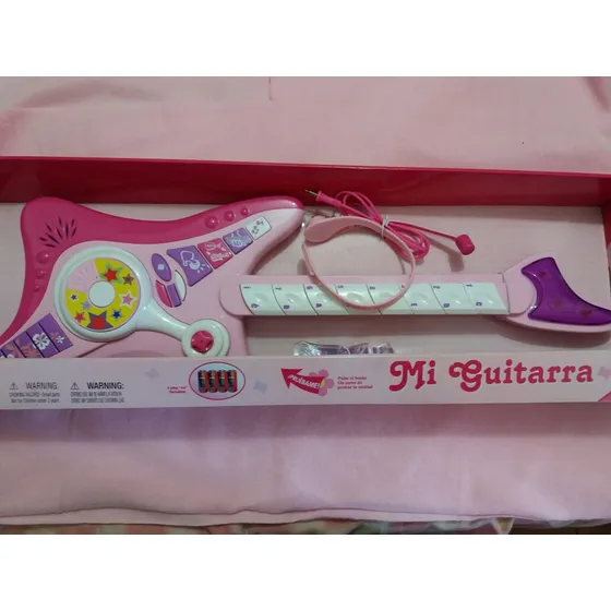 Bella Guitarra Musical Para Niñas, Disney Barbie Genio 