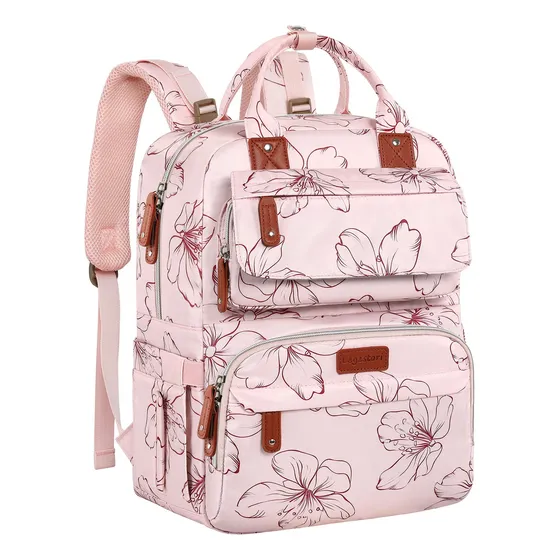 Mochila Para Pañales Legestori Para Niña Con Bolsillos Aisla