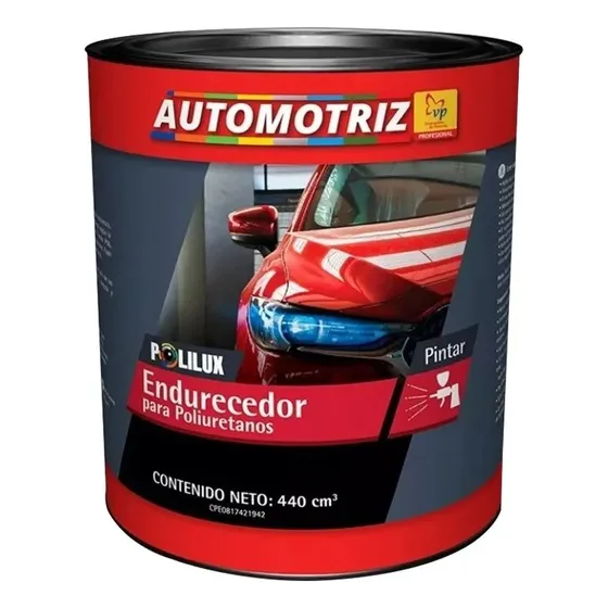 Endurecedor Transparente Poliuretano 1/8 Galon Vp Automotriz