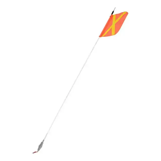 Pértiga De Seguridad Ba15s 12-24v 8 Pies  Led Con Bandera