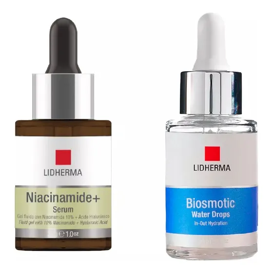 Kit Niacinamida Serum + Biosmotic Water Drops Lidherma