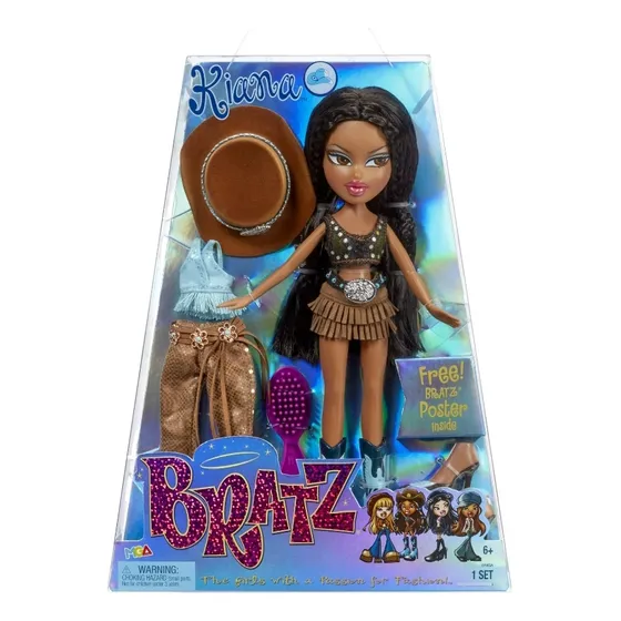 Bratz Muñeca Kiana De Moda Original Con 2 Trajes Y Póster