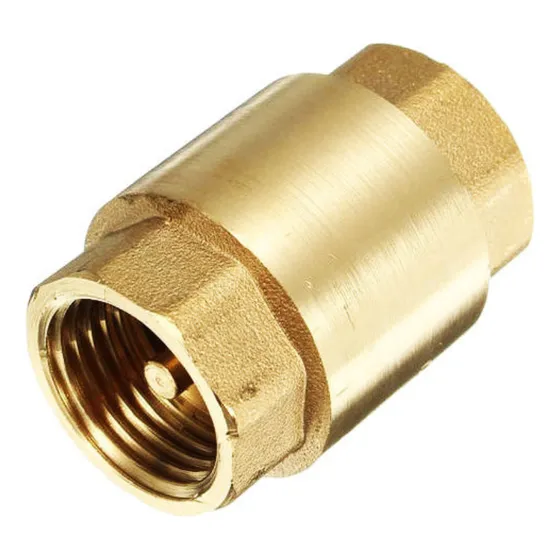 Valvula Check De 3/4 PuLG 100% Bronce Tipo Europa (vertical)