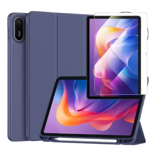 Capa Para Samsung Galaxy Tab S7 11 Sm-t870 Smart Pen C/ Cor Azul