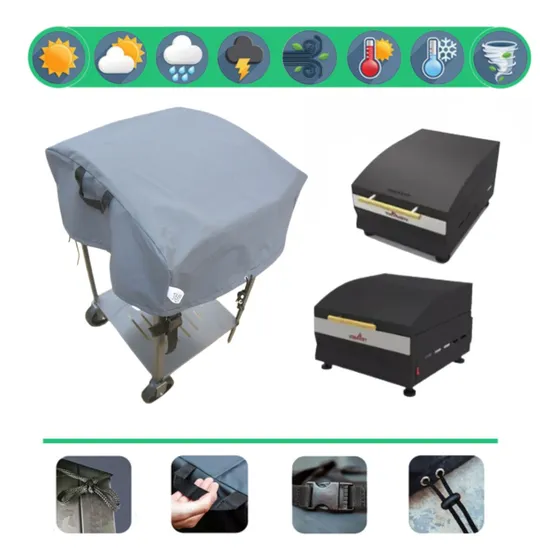 Funda Parrilla Angus E 480 Mesada Lona Pesada Imperm. Tromen