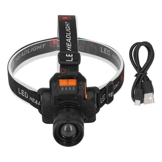 Lùmpada De Cabeça Recarregåvel Usb 3 Modos De Luz Led Lens 1 Lùmpada De Cabeça Recarregåvel Usb 3 Modos De Luz Led Lens 1