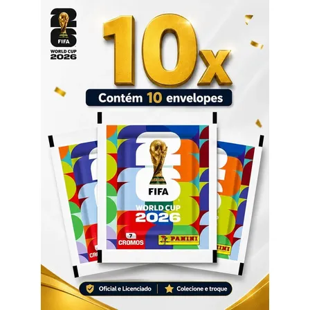 Kit 70 Figurinhas Do Álbum Copa Do Mundo 2026 Pronta Entrega