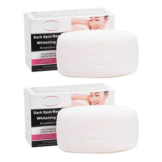 Set De 2 Jabones Colágeno Leche Axilas Ingles Rodillas Codos Set De 2 Jabones Colágeno Leche Axilas Ingles Rodillas Codos