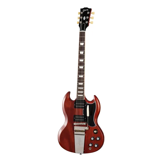 Guitarra Eléctrica Sg Standard 61 Faded Maestro Vibrola Che