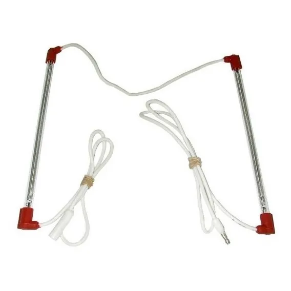 Resistencia Vidrio Nevera Gh-264 24cm Doble 