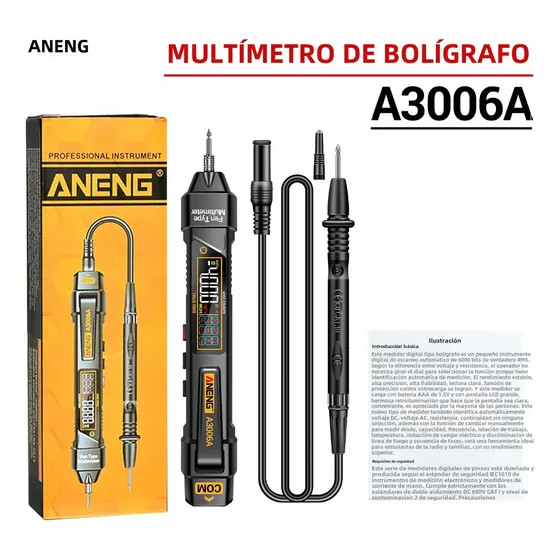 Multimetro Digital Aneng Tipo Lapiz
