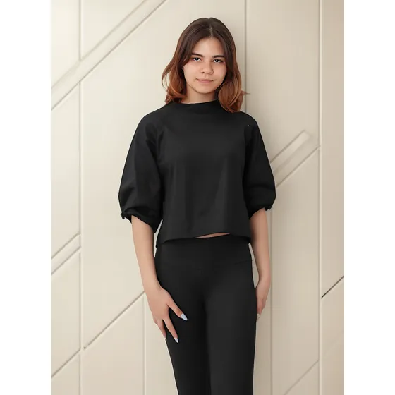 Blusa Nano Con Mangas Balloon Pool #1025