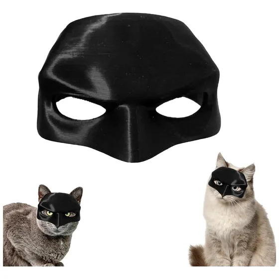 Máscara 3d Para Gato Tipo Batman Disfraz De Murciélago - Cs
