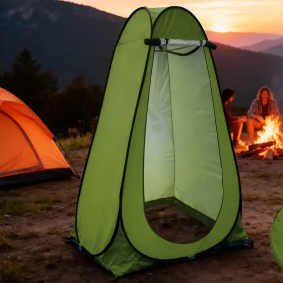 Carpa Plegable Camping Baño Ducha Vestidor Cambiador Ropa autoarmable IMBACK Color Verde | Cuotas sin interés