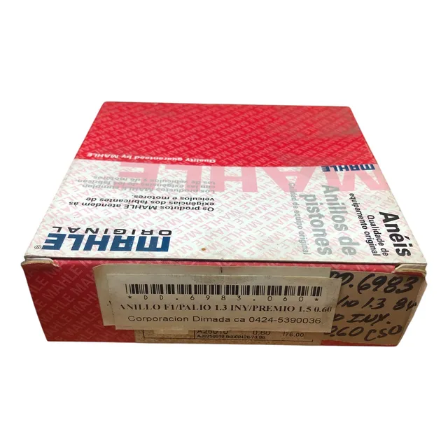 Anillo Fiat Uno F1 Palio 1.3 Inyeccion Premio 1.5 0.60
