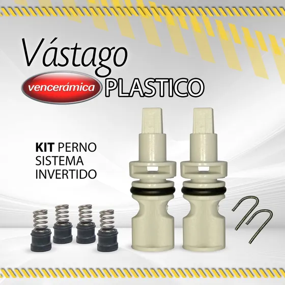 Vastago Venceramica Plastico Kit Perno Sist. Inverso / 11213