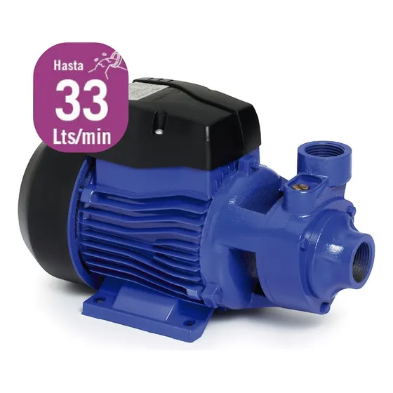 Bomba periférica monofásica Pluvius QB60 0.5hp color azul 50Hz