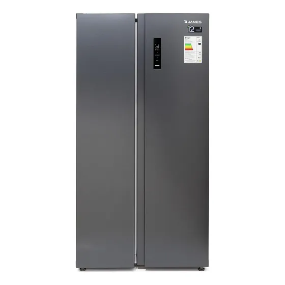 Refrigerador James Rj 45 Sbsi Inverter Dark Inox 511l Ehogar Negro