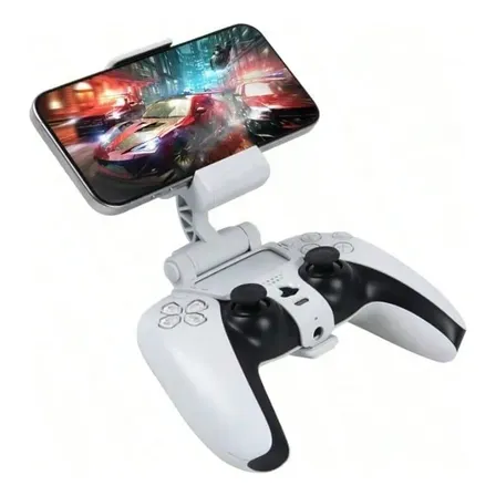 Soporte Celular Para Control Ps5 Remote Play Blanco