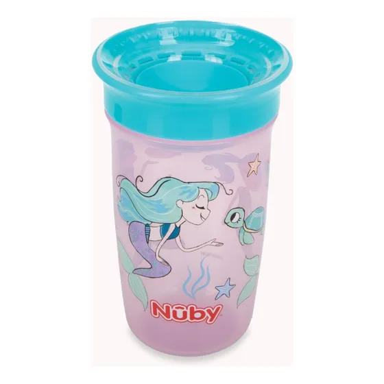 Vaso Nuby Wonder 360 Bebe Con Tapa Antiderrame Bpa Free 300m