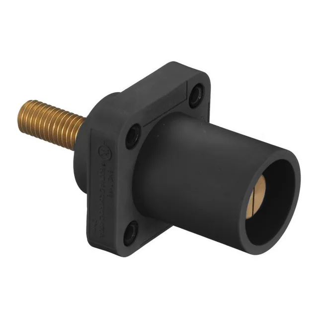 Conector Chasis Camlock Macho Color Negro