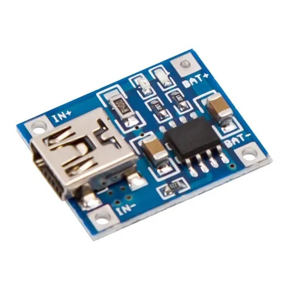 Cargador De Bateria Litio Tp4056 Mini Usb 18650 Arduino Ubot