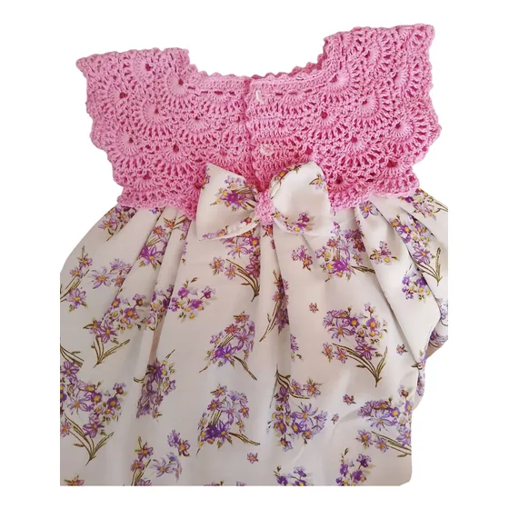 Vestido Para Niñas Tejidos Y Tela