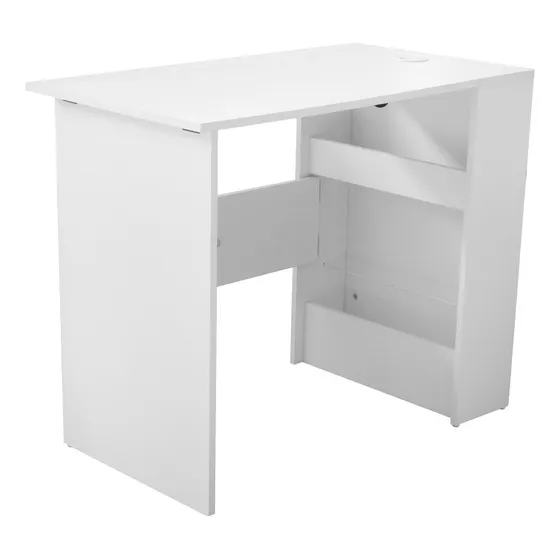 Escritorio Plegable de Melamina Blanco con Ruedas 90/20x50cm Top Living