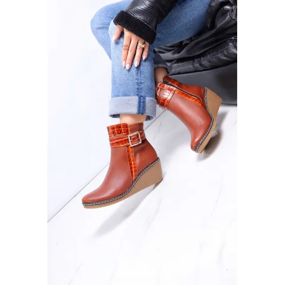 Botas Botinetas Zapatos Mujer Taco Chino Cuero Super Cómodas