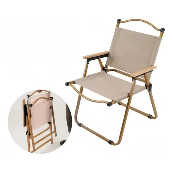 Silla Reforzada Plegable Portátil Para Camping Playa