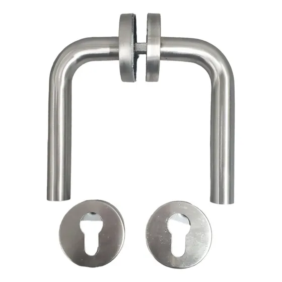 Manilla Puerta De Acero Inoxidable Curva Herra-ven