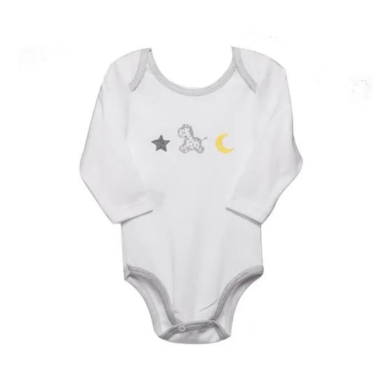 Body Bambino Manga Corta Moon Zebra