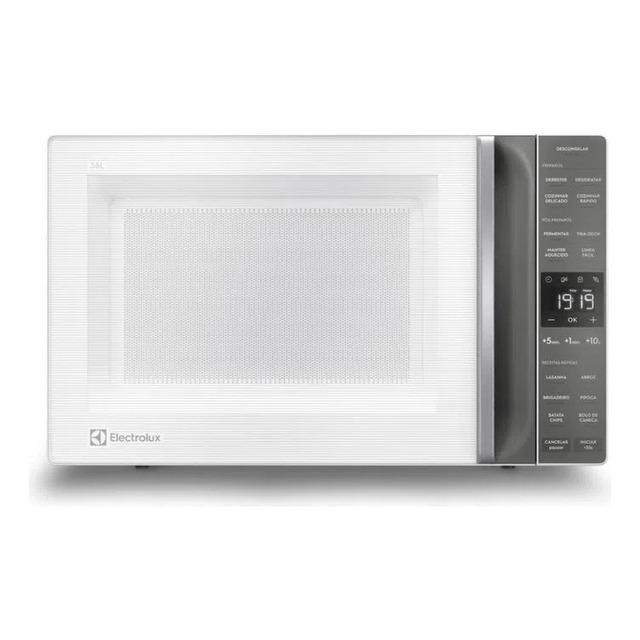 Micro-ondas Electrolux 36l Branco Efficient Com Descongelamento Assistido Me36b 220v Micro-ondas Electrolux 36l Branco Efficient Com Descongelamento Assistido Me36b 220v