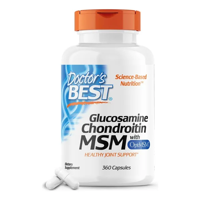 Glucosamina Condroitina Msm Doctor's Best 360 Cápsulas