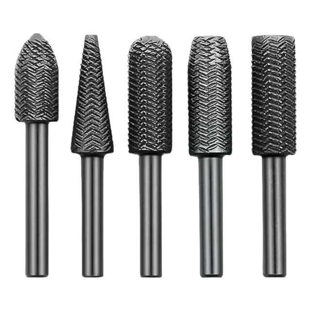 Juego De Fresas Para Pulir Metal De 1/4'' X 5pc -f L C Tools