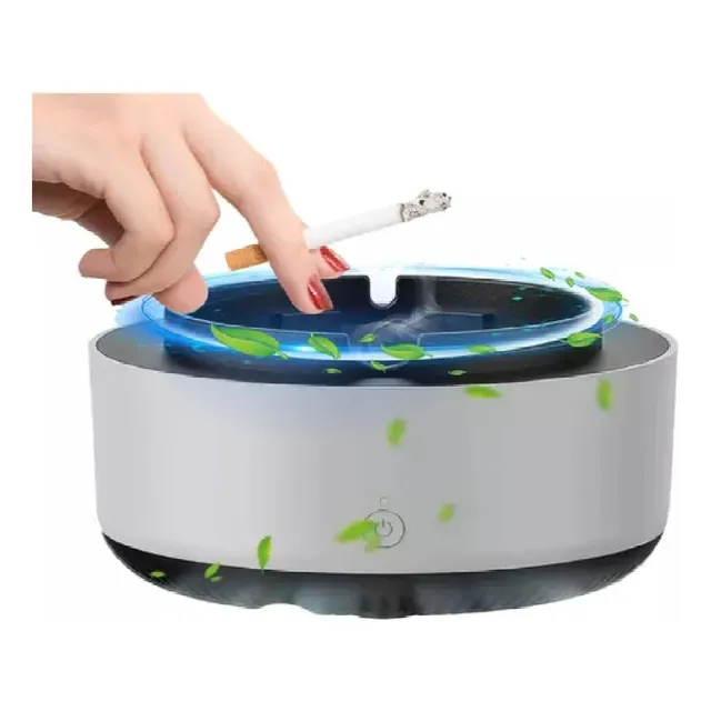 Cenicero Humificador Filtro Aire Sin Humo Porta Cigarrillos