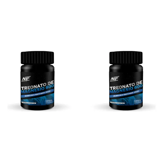 Treonato De Magnesio Sin Tacc X 60 Cap 600 Mg X 2 Unid