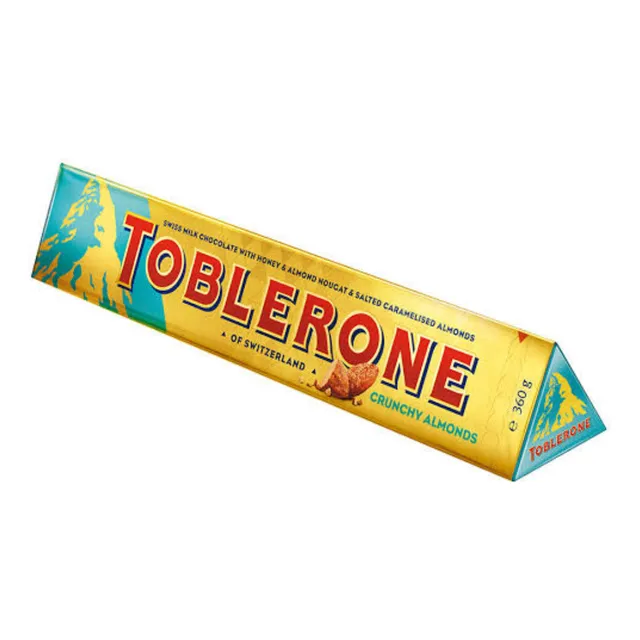 Toblerone Gigante Chocolate Crujiente Leche Almendras 360g
