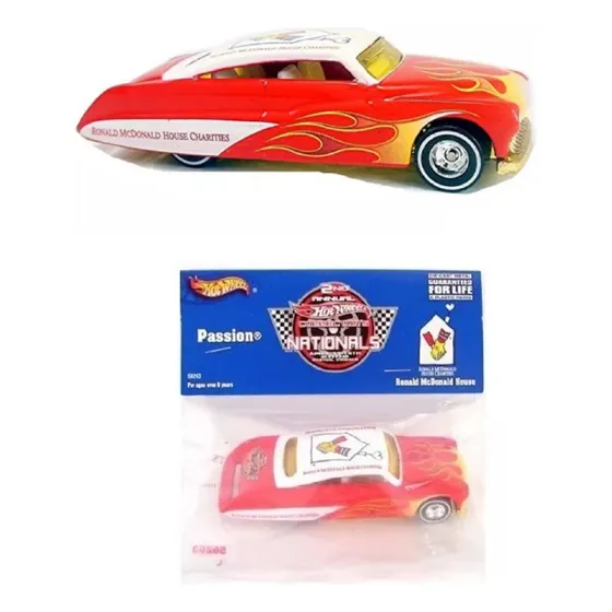 Hot Wheels Purple Passion Mcdonald Rueda De Goma Solo Envios