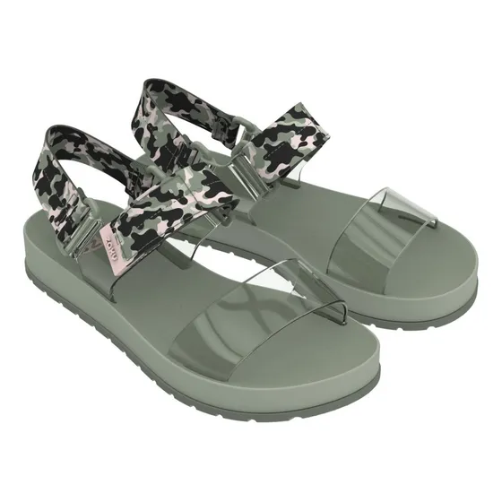 Sandalias Zaxy Way Papete Mujer Verde
