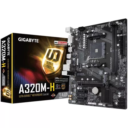 Placa Madre Gigabyte A320m-h Am4 Amd Ryzen 1ra 2da 3ra Gen