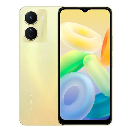 Vivo Y16 Dual SIM 128 GB drizzling gold 4 GB RAM