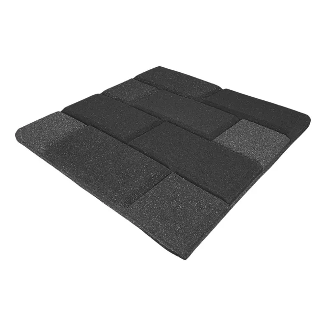 Espuma Acústica Tijolinho 50cmx50cmx3cm Anti-chamas Kit 4 Pç