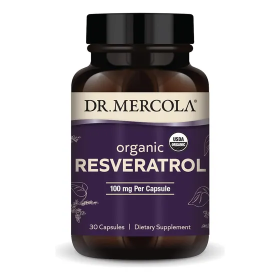 Suplemento Resveratrol 30 Capsulas 100mg Dr.mercola Sabor Sin Sabor