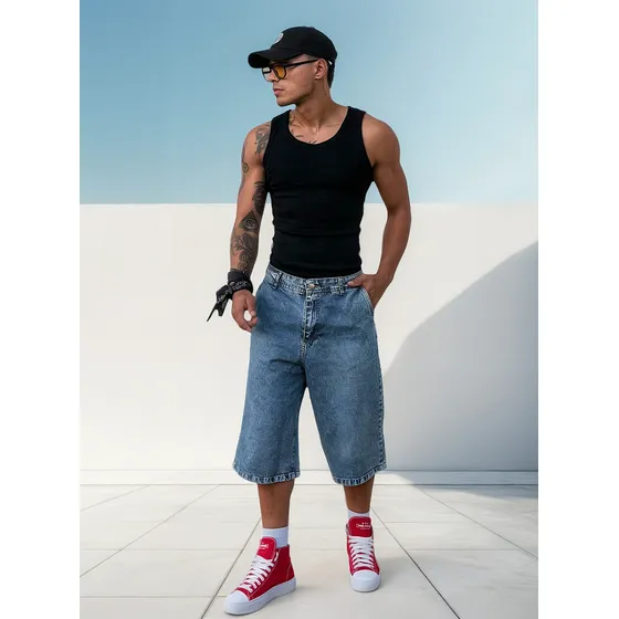Bermuda Jean Baggy Lisa Hombre Mendotty