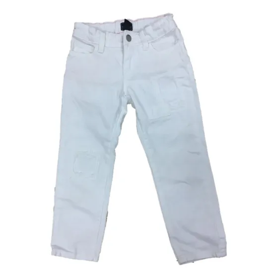 Pantalon Jean Blanco Niña Marca Gapkids Talla 5 Original