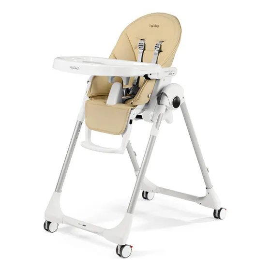 Silla De Comer Peg Perego Prima Pappa Follow Me Plegable Color Beige Paloma