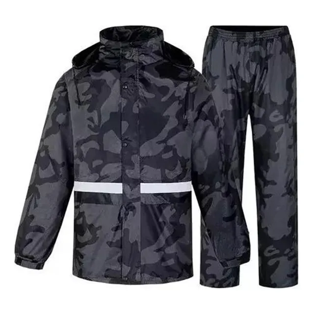 Impermeable Tipo Sudadera Camuflado