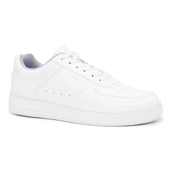 Zapatilla De Cuero Escolar Hombre Kaida Ja24-cg836 blanco